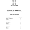 AGCO GT45, GT55, GT65, GT75 Tractors Workshop Repair Manual