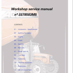 AGCO LT75, LT85, LT90, LT95 Tractors Workshop Repair Manual
