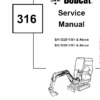 Bobcat 316 Excavator Repair Manual