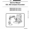 Bobcat 425, 428 Compact Excavator Repair Manual