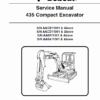 Bobcat 435 Compact Excavator Operation & Maintenance Manual