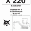 Bobcat X220 Excavator Operator's Manual