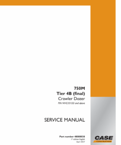 Case 750M Crawler Dozer Service Manual