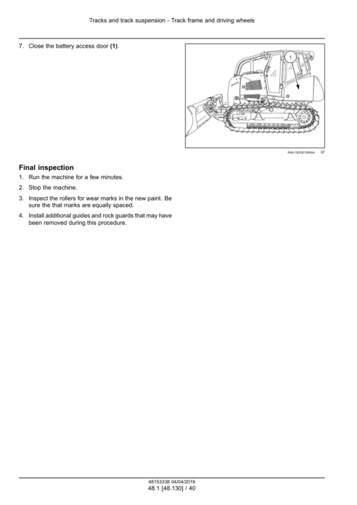 Case 650M Crawler Dozer Repair Manual