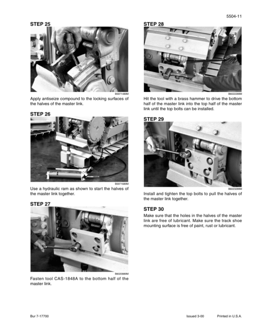 Case 550H Crawler Dozer Repair Manual