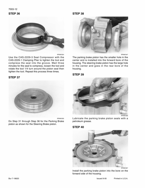 Case 1150H Crawler Dozer Repair Manual