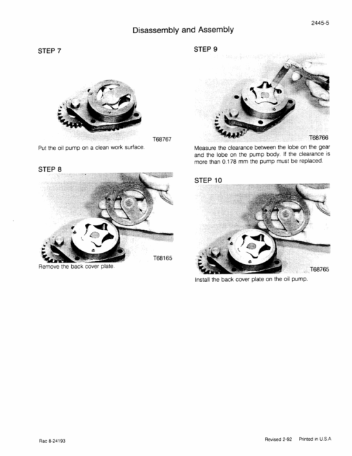 Case 650 Crawler Dozer Repair Manual