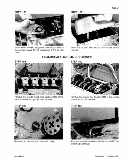 Case 550E Crawler Dozer Repair Manual