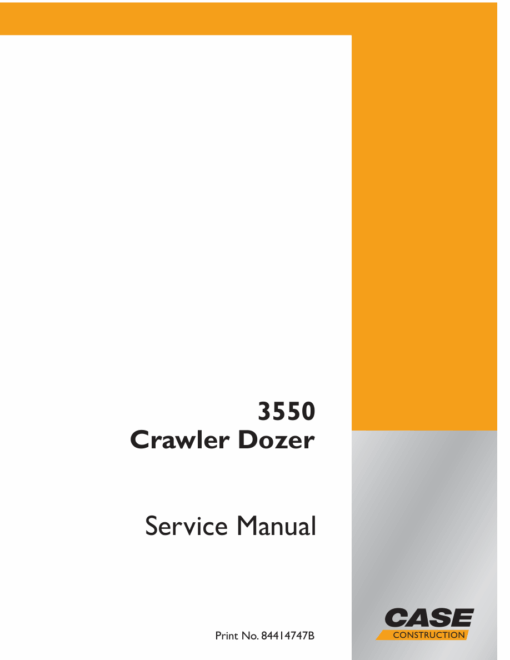 Case 3550 Crawler Dozer Repair Manual