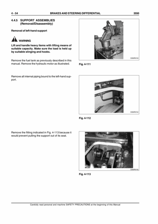 Case 3550 Crawler Dozer Repair Manual
