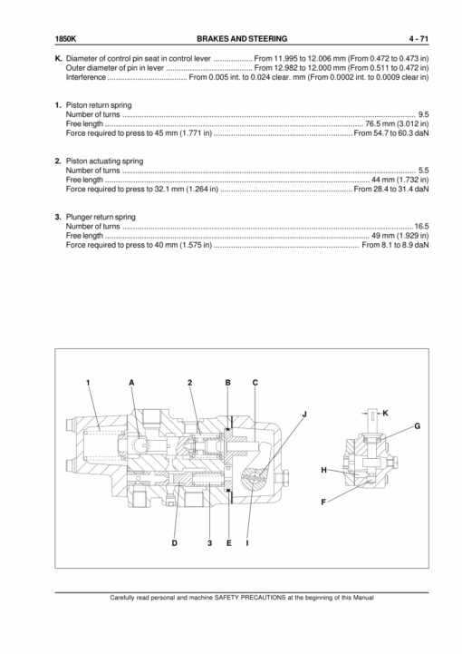 Case 1850K Crawler Dozer Repair Manual