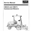 Ford CM224, CM274 Mowers Repair Manual