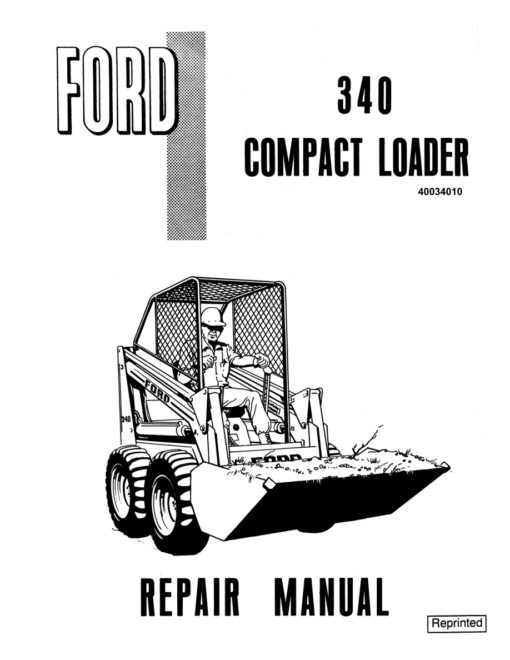 Ford 340 Compact Loader Repair Manual
