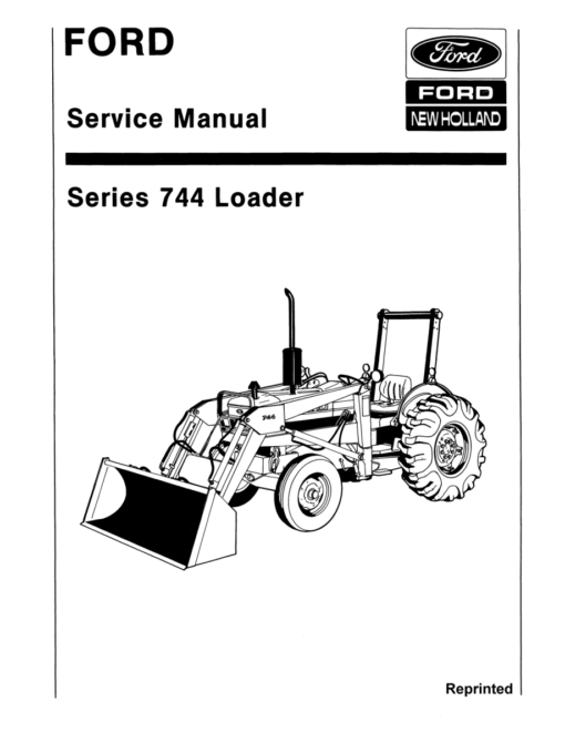 Ford 744 and 745 Loader Service Manual