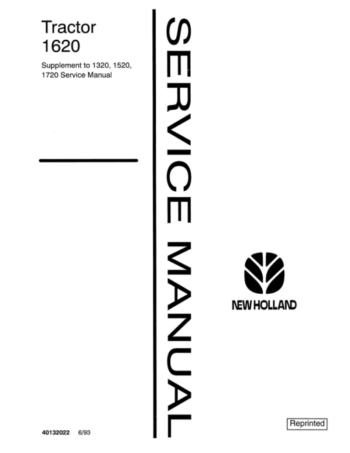 Ford 1320, 1520, 1620, 1715, 1720 Tractor Repair Manual