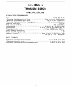 Ford 1320, 1520, 1620, 1715, 1720 Tractor Repair Manual