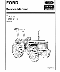 Ford 1910 and 2110 Tractors Repair Manual