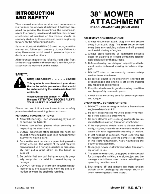 Ford LT8, LT11 Lawn Tractor Repair Manual