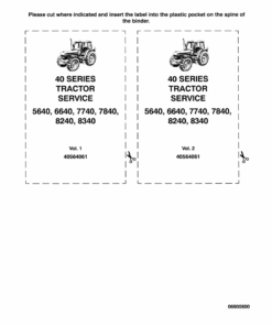 Ford 7840, 8240, 8340 Tractor Repair Manual