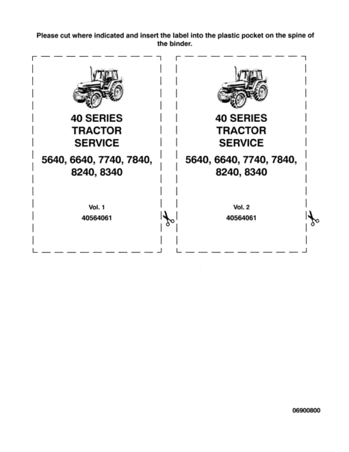 Ford 5640, 6640, 7740 Tractor Repair Manual