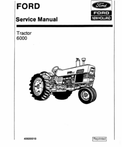 Ford 6000 Series Tractor Repair Manual