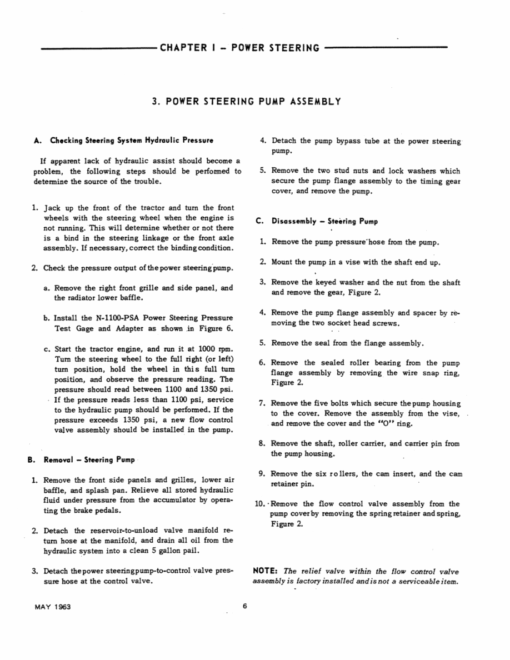 Ford 6000 Series Tractor Repair Manual