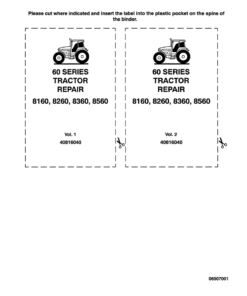 Ford 8160, 8260, 8360, 8560 Tractor Repair Manual