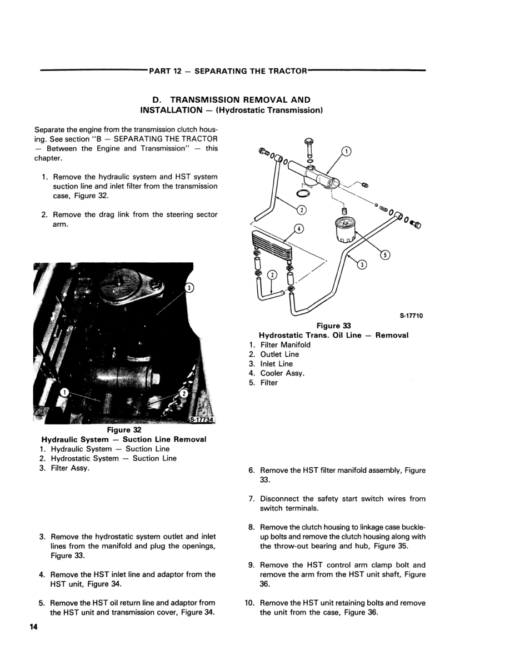 Ford 1110 and 1210 Tractor Repair Manual