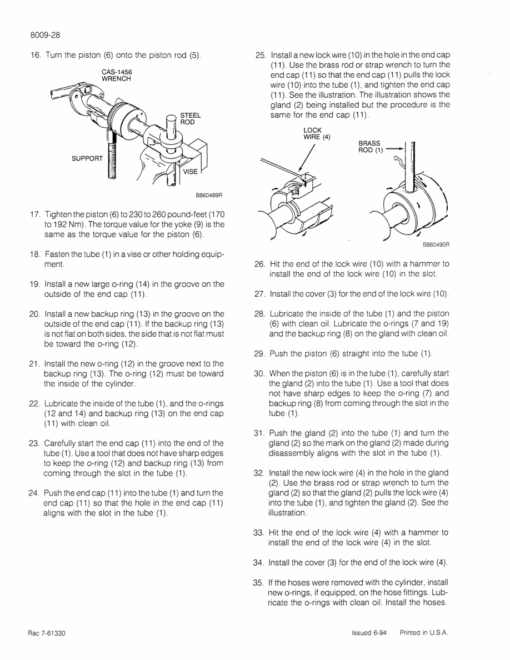 Case 1838 Uni-Loader SkidSteer Repair Manual