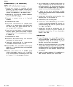 Case 430 and 440 SkidSteer Loader Repair Manual