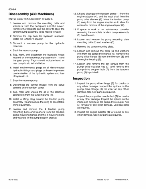 Case 430 and 440 SkidSteer Loader Repair Manual