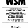Kubota KH66, KH91, KH101, KH105 Excavator Workshop Repair Manual