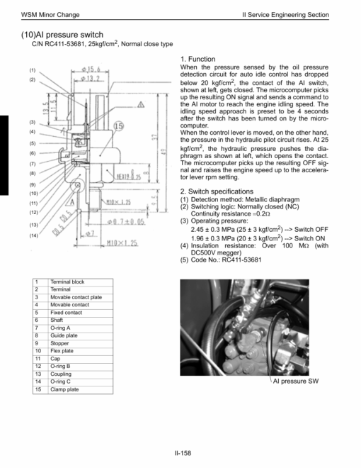 Kubota KX91-3S, KX101-3, KX121-3S, KX161-3S Excavator Repair Manual