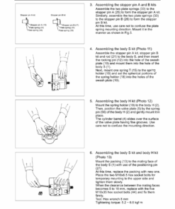 Kubota U20-3, U25-3 Excavator Workshop Repair Manual