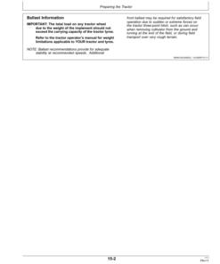Alternative view of John Deere CR2220, CR2240, CR2260, CR2280, CR2231, CR2251, CR2222, CR2232 Row Crop Cultivator Operator's Manual (5AG25665)