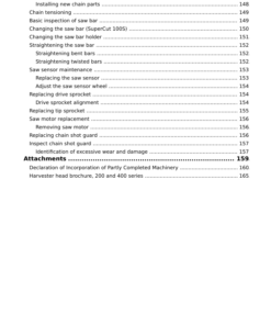 Alternative view of John Deere H424 Harvesting Heads Operator's Manuals (F720081)