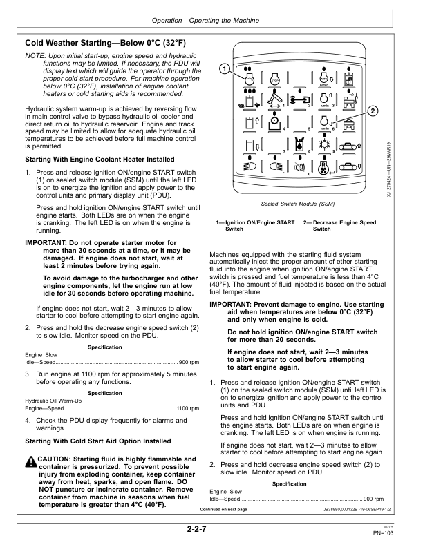 John Deere 953MH, 959MH Tracked Harvesters Operator's Manuals (OMT401138X19) - Image 2