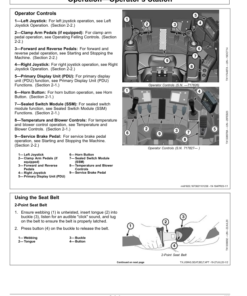 Alternative view of John Deere 643L-II Wheeled Feller Bunchers Operator's Manuals (OMT412052X19)