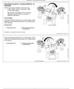 Alternative view of John Deere 803MH, 853MH, 859MH Tracked Harvesters Operator's Manuals (OMT430919X019)