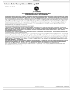 Alternative view of John Deere 620 P, 622 P Motor Graders Operator's Manuals (OMT494130X019)