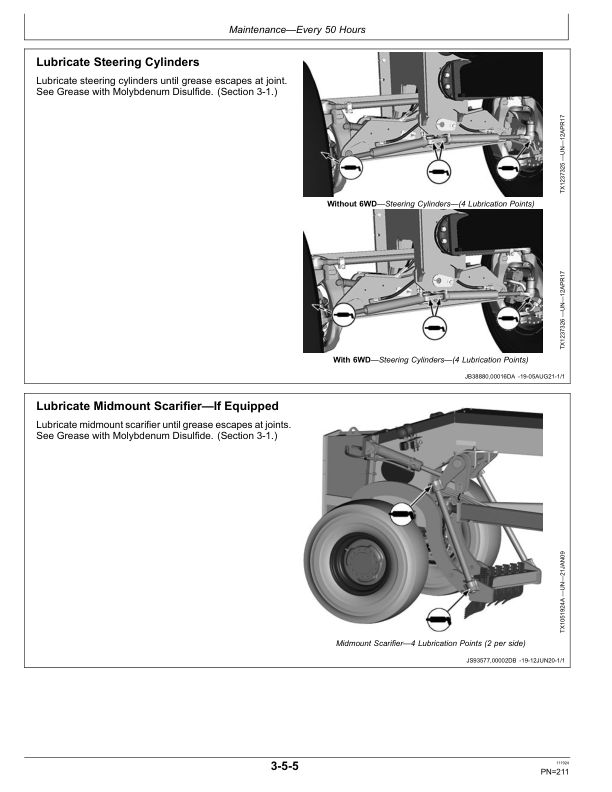 John Deere 620 P, 622 P Motor Graders Operator's Manuals (OMT494130X019) - Image 4