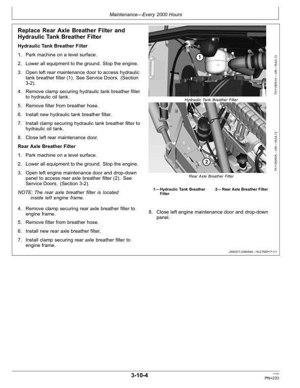 John Deere 670 P, 672 P Motor Graders Operator's Manuals (OMT494131X019) - Image 4