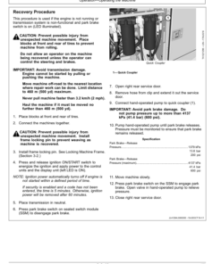 Alternative view of John Deere 770 P, 772 P Motor Graders Operator's Manuals (OMT494132X019)