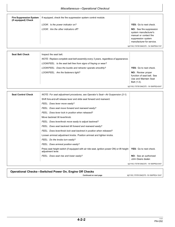 John Deere 803MH, 853MH, 859MH Tracked Harvesters Operator's Manuals (OMT499987X019) - Image 3